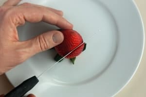Valentine's Berry Platter. Here's a fun platter for your Valentine's Day party!